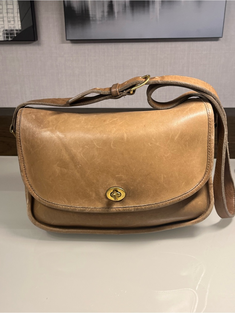 Vintage Coach shoulder bag made in NYC USA